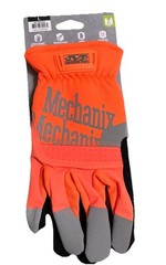 MECHANIX WEAR Mechanics Gloves Safety Orange NEW Sz.L SFF-99-010 HI-VIZ FASTFIT