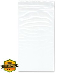 Plymor 5″ x 9″ Zipper Reclosable Plastic Bags 200 Pack 2 Mil