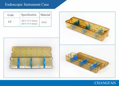 PPSU Sterilization Box Autoclave Case for ENT Laparoscope CystoscopeHysteroscope