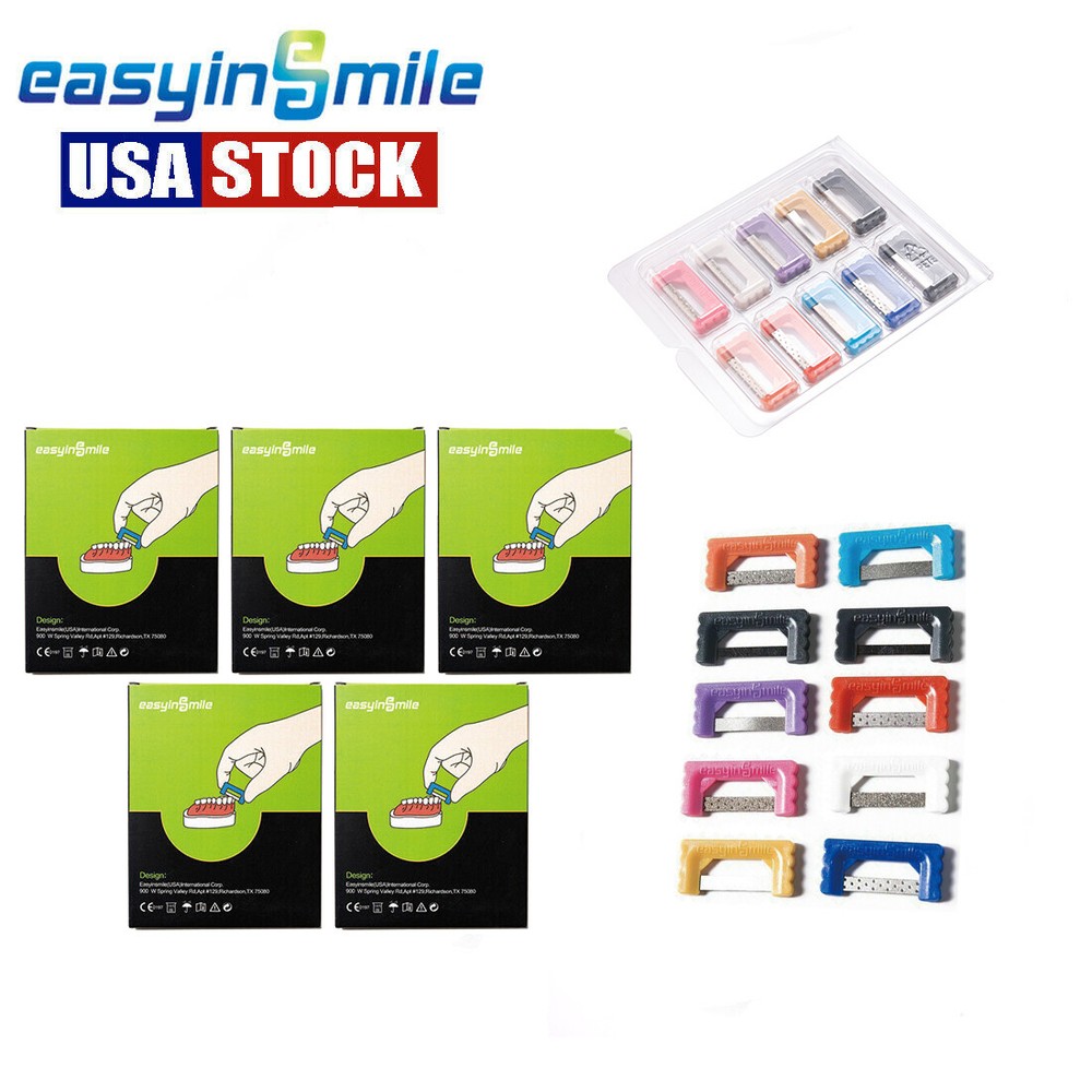 5 Boxes Easyinsmile Dental Ipr Kit Interproximal System Quick Enamel Strips