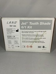 Lang Jet Tooth Shade (6/1 Kit) Fast Curing C&B Acrylic Resin Powder & Liquid