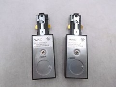 2 Pack WAC Lighting HLE-WT Track End Live Connector HT Series AC 120V 60Hz 20A