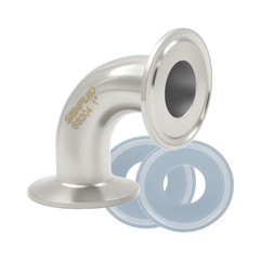 1″ Inch 25mm Pipe 1.5″ Ferrule Elbow 90 Degree Sanitary 304 Stainless Steel
