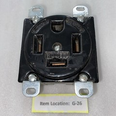 HUBBELL RECEPTACLE 60A 125/250V 3Pole 4 Wire PORCELAIN