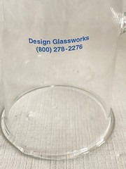 DESIGN GLASSWORKS Lab Glass Filtering Filtration Bell 90mm ID 94mm OD 9.7mm ID