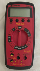 AMPROBE 34XR-A True RMS Digital-Backlight MULTIMETER w/Temperature Leads/Probes