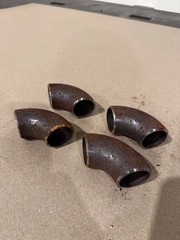 Butt Weld Carbon Stee Qty25, 1-1/4”Schedule 40 Short Radius 90° Elbows
