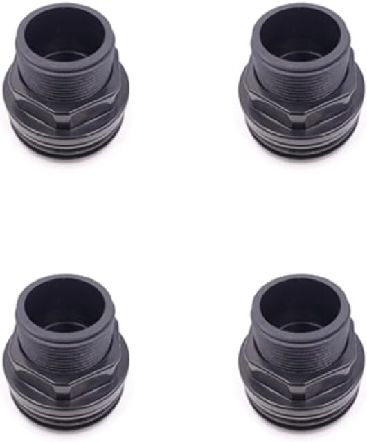 ¾, 3/4 inch Bulkhead Slip x Slip NPT Standard 2-Pair (4-Pack) NBR Rubber Gasket,