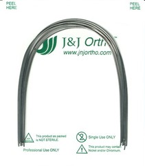 J&J Ortho™ Orthodontic Stainless Steel Arch wire Rectangular(10pcs)Ovoid Natural