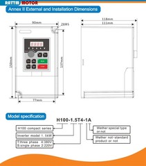 US SHIP】2.2KW 110V Water Cooled Spindle Motor ER20 80MM+2.2KW VFD Drive Inverter