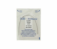 Dental Orthodontic Cu NiTi Copper Nickel Titanium Arch Wire Rectangular Round