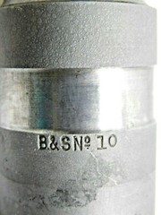 F&D Taper Shank T-Slot Cutter HSS 2-21/32" Diam x 10-3/8" OAL 12T