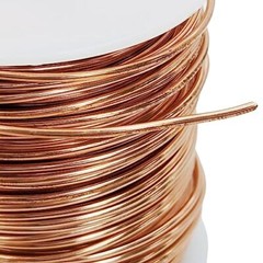 3 Pack 1 Pound 16 Gauge Bare Copper Wire, 126 Feet per Spool, Soft and Non-In…