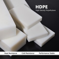 HDPE Block White PE Polyethylene 2x12x3 Rectangular
