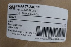 3M Trizact 69679 20 Pk 3-1/2 In x 15-1/2 In Abrasive Belt