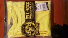 OccuNomix Hi-Vis Yellow/Gray Safety Vest, Size XL, LUX-TSBPSB-XL