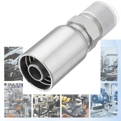 12 Pack 1/2″ NPTF Hydraulic Hose End Fittings, 1/2″ I.D. Hose x 1/2″ NPTF Male