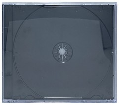 50 Black & Clear STANDARD CD Album Jewel Case 10.4mm Spine Size