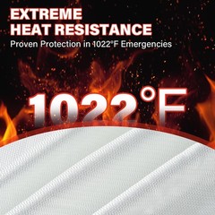 Car Fire Blanket, Emergency Fireproof Blanket for Vehicle, Truck, Motor Vehicle