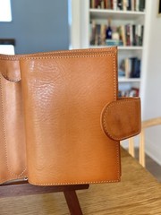 Gillio Firenze Pocket Mia Cara Undyed Epoca Leather with Amica Misprint