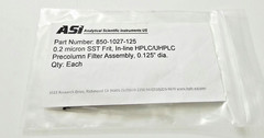 ASI 850-1027-125 0.2 micron SST Frit In-line HPLC/UHPLC Precolumn Filter Ass x2