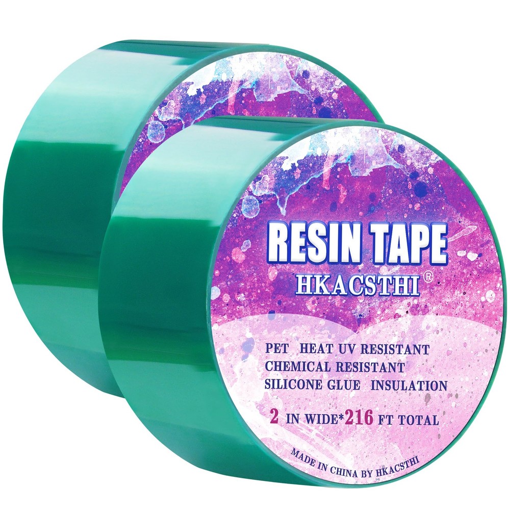 2Pk Resin Tape for Epoxy Resin Molding Thermal Silicone Adhesive Tape 2x216Ft