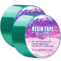 2Pk Resin Tape for Epoxy Resin Molding Thermal Silicone Adhesive Tape 2x216Ft