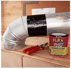 Flex Seal Super Wide Duct Tape Black 4.6 in. W X 20 ft. L