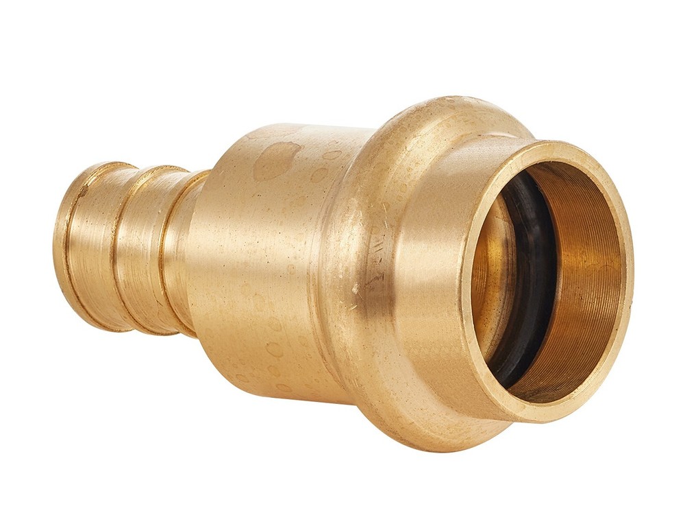 10 PCS EFIELD 1/2″Press X 1/2″ PEX Crimp Coupling Brass Fittings, Lead Free