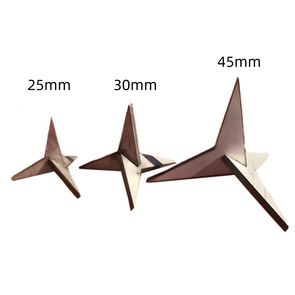 50PCS Tire Puncture Spikes Heavy Portable Duty Carbon Steel Triangle RoadSpikes