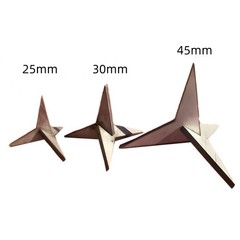 50PCS Tire Puncture Spikes Heavy Portable Duty Carbon Steel Triangle RoadSpikes