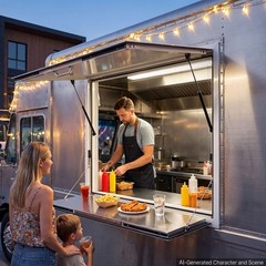 Uimoso 36×36 in Aluminum Alloy Concession Window with Foldable Shelf