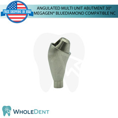 5X Angulated Multi Unit 30° Prosthetic NC Compatible with Megagen® BlueDiamond