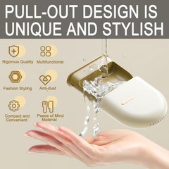 Retainer Case with Vent Holes, Pull-out Slim Aligner Case,with Invisalign, Mo…