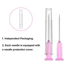 18 Gauge 1-Inch, with Individually Wrapped, 100 PCS Luer Lock 18Ga 1in