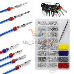 739Pcs Automotive Electrical Connector Pins Kit Terminal Removal Tool Wire Seals
