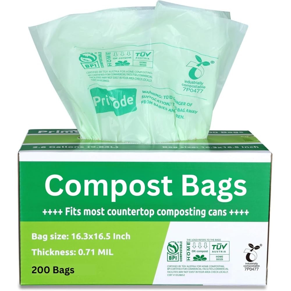Compost Bags, Compostable Trash Bags 2.6 Gallon Compostable Bags, Small Compo…