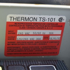 Thermon TS-101 Heat Tracing Control & Monitoring System Temp. Controller 120VAC