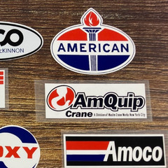Decal Stickers Amoco Marathon Key Energy American Columbus McKinnon Devon OXY
