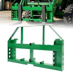 4000lbs Pallet Fork Frame For John Deere Loader Skid Steer For 2″ Receiver Hitch