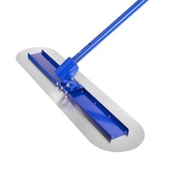 VEVOR Bull Concrete Float 47.24×7.28in, 4 Handle Round End Trowel Float Tool