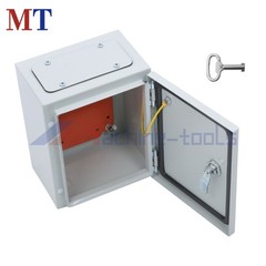Electrical Enclosure Box 10″ x 8″ x 6” IP65 Waterproof NEMA 4X Carbon Steel
