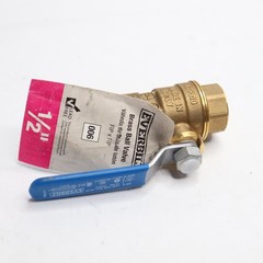 Everbilt 1/2 in. Brass FPT Full Port Threaded Ball Valve