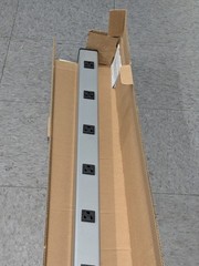 Wiremold Power Outlet Strip 8 Outlets, 120 Volts, 15 Amps, 6' Cord UL401BC