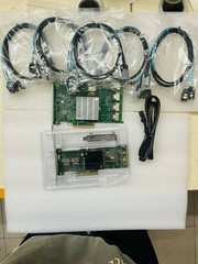 LSI 9211-8i 6Gbps HBA IT Mode + 03X3834 20PORT B + 5PCS SATA Cable #ff