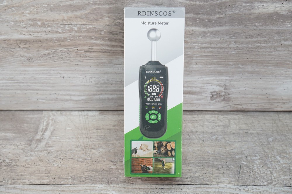 RDINSCOS Moisture Meter Ball Type Drywall Wood Moisture Meters Walls Inductive