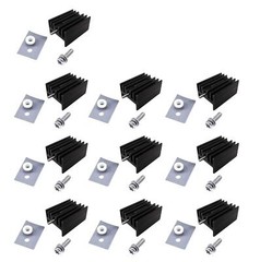 10 Packs TO-220 Heatsink + Insulator Mounting Screws Kits for LM317 LM317t L7…