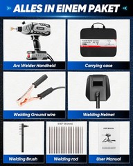 Saker Portable Electric Welding Machine,110V Portable Welder Handheld with IGBT
