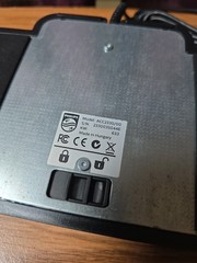 Philips ACC2330/00 USB Foot Control Professional Dictation 4 Pedal Ergonomic