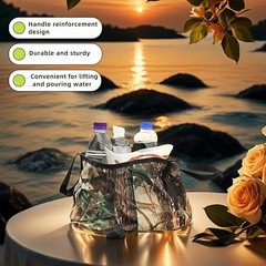 Leakproof Collapsible Basin – Versatile Camouflage Bucket for Camping & Travel